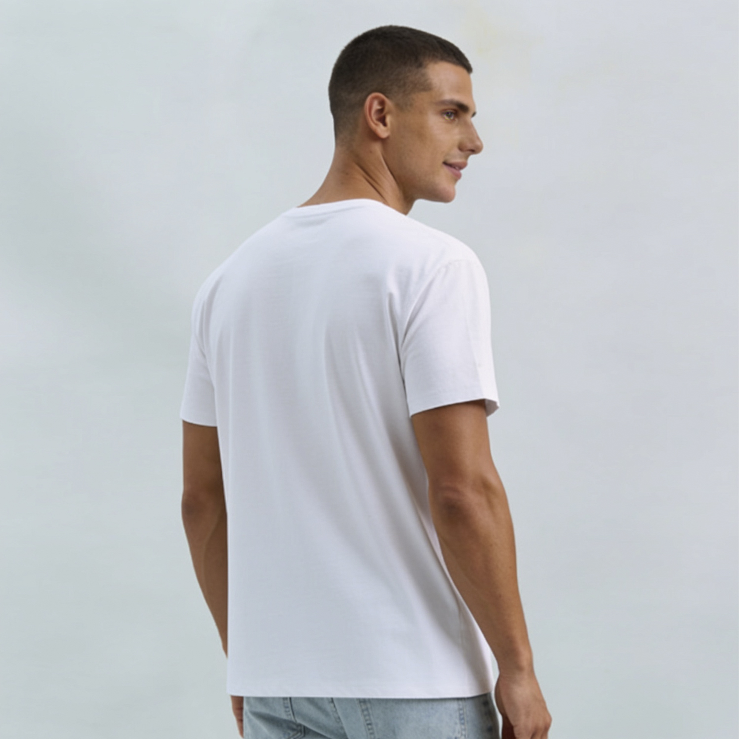 T-Shirt Ανδρικό με Εκτύπωση | Imperial Λευκό - Image 2